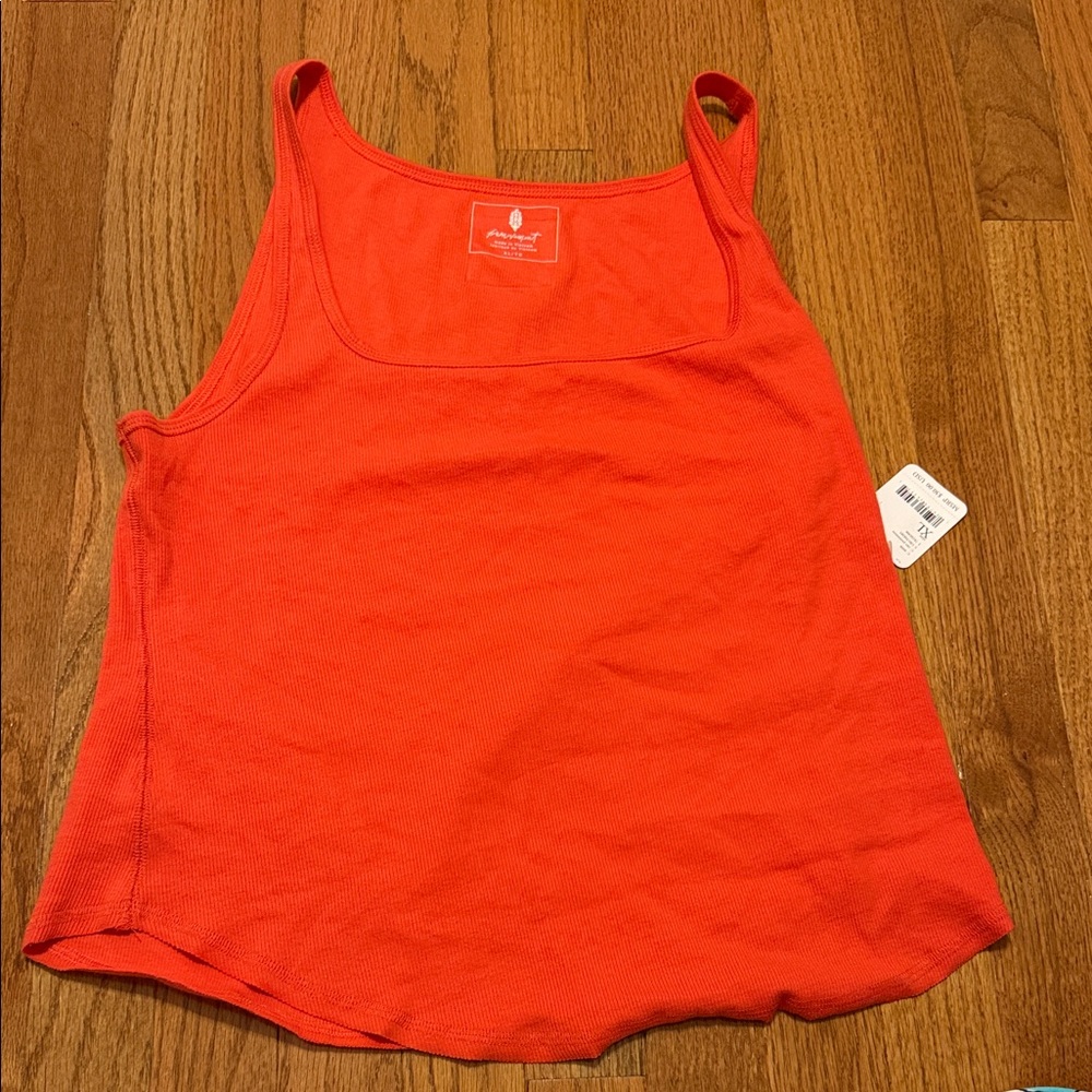 FP Movement by Free People Vibrant Orange Tank Top